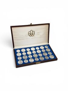 Ensemble de Pièces de Monnaie en Argent .925 Olympic 1976